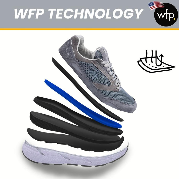 COLUMBUS WFP BEXLEY - EXTRA COMFORTABLE WIDE WALKING SHOES FOR MEN