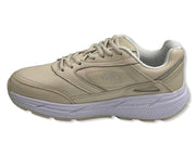 COLUMBUS WFP Walking Boost - EXTRA COMFORTABLE WIDE WALKING SHOES FOR Men - Beige Laces WL141M