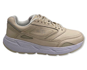 COLUMBUS WFP Walking Boost - EXTRA COMFORTABLE WIDE WALKING SHOES FOR Men - Beige Laces WL141M