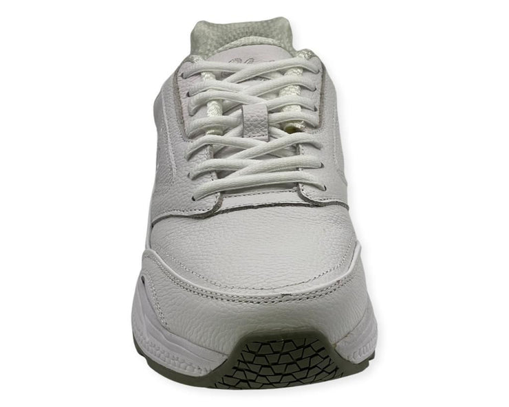 COLUMBUS WFP WALKING BOOST - EXTRA COMFORTABLE WIDE WALKING SHOES FOR MEN - WHITE LACES WL111M