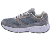 COLUMBUS WFP BEXLEY - EXTRA COMFORTABLE WIDE WALKING SHOES FOR WOMEN - GREY LACES BL234W