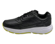 COLUMBUS WFP WALKING BOOST - EXTRA COMFORTABLE WIDE WALKING SHOES FOR MEN - BLACK/WHITE LACES WL131M